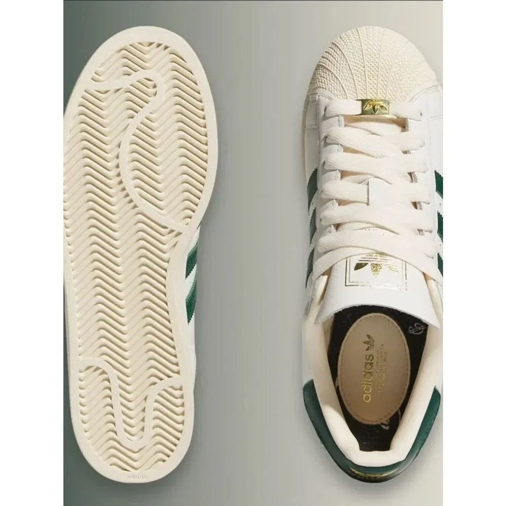 NEW in BOX RARE DAME TIME Adidas Damien Lillard Superstar Mens 9.5 US 43 1/3 EUR